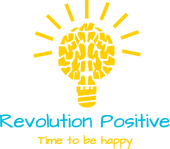 Logo revolution positive - Le site sur le bonheur.